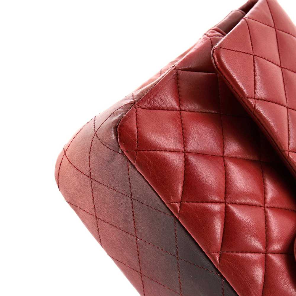 CHANEL Classic Double Flap Bag Quilted Ombre Lamb… - image 7