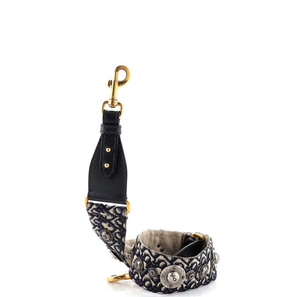 Christian Dior Shoulder Strap Embellished Oblique… - image 2