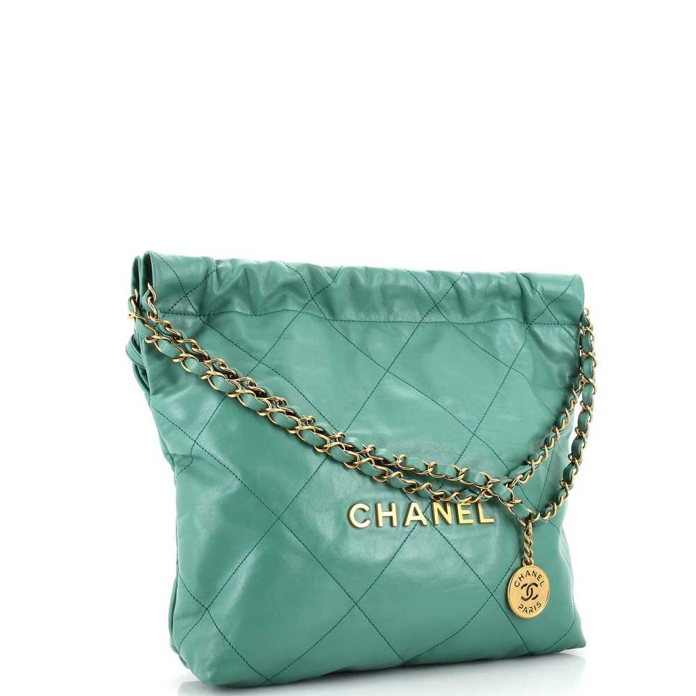 CHANEL 22 Chain Hobo Quilted Calfskin Small - image 3