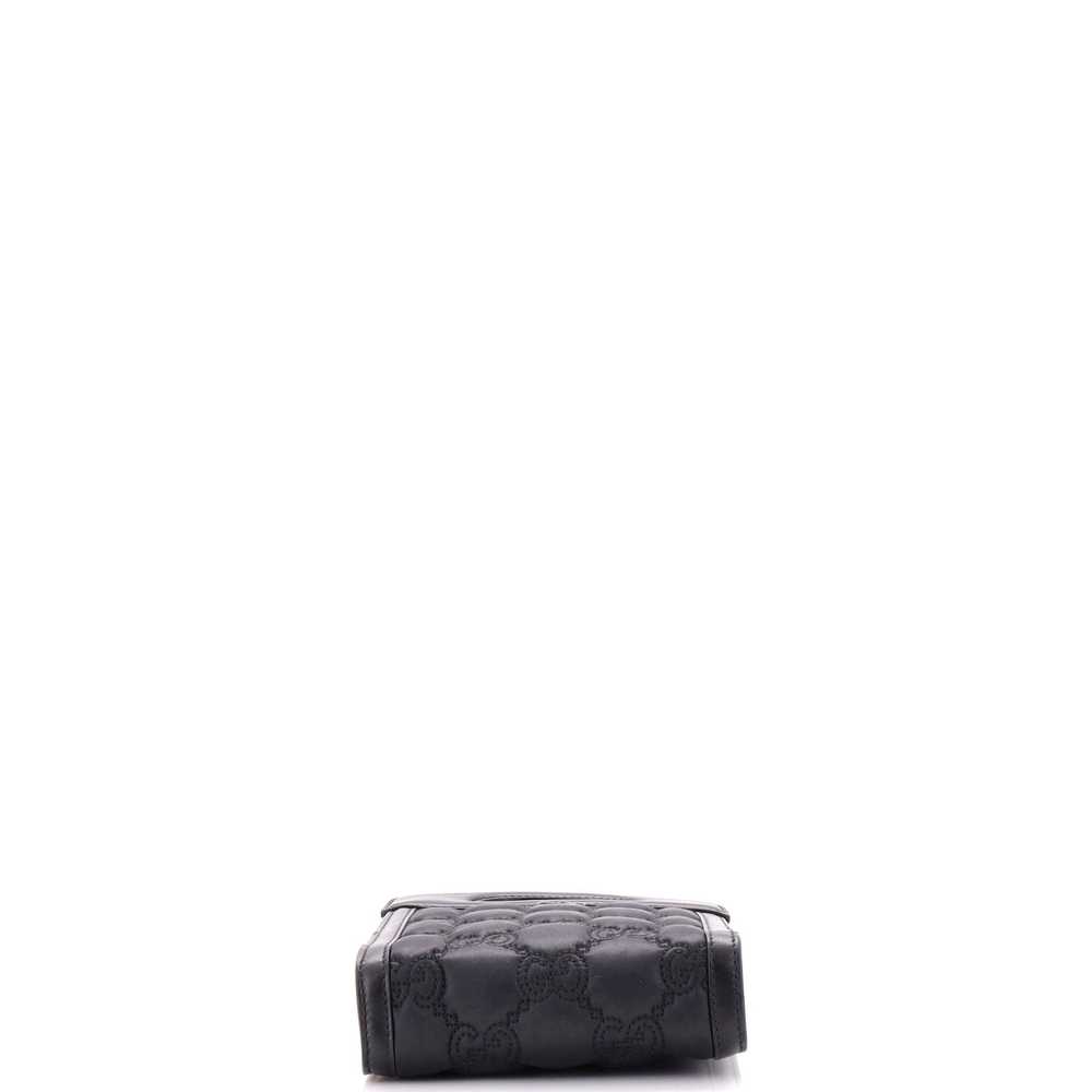 GUCCI Top Handle Crossbody Bag GG Embossed Matela… - image 4