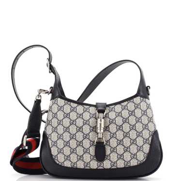 GUCCI Web Strap Jackie 1961 Hobo GG Coated Canvas 