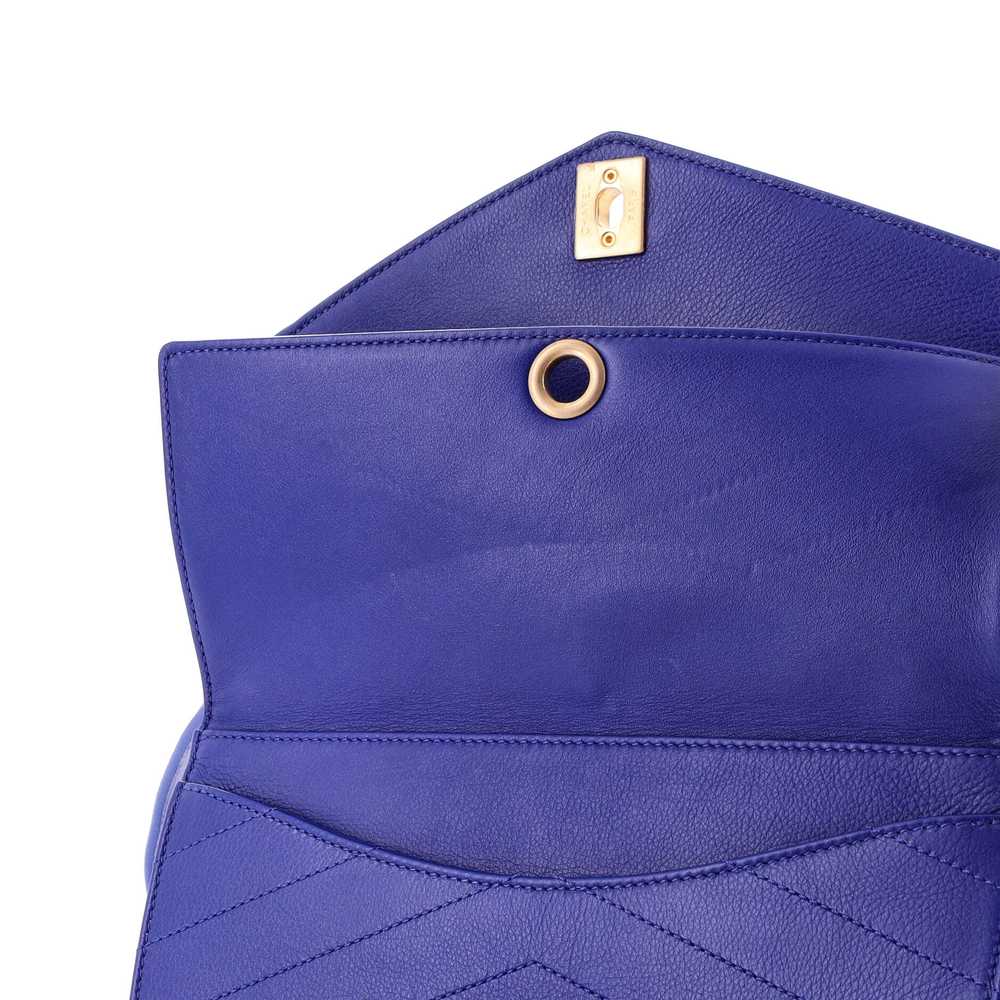 CHANEL Envelope Double Flap Bag Studded Chevron C… - image 7