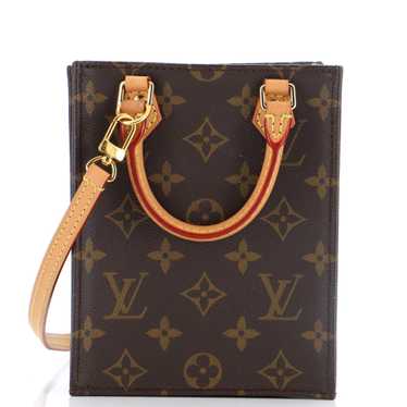 Louis Vuitton Petit Sac Plat Bag Monogram Canvas - image 1