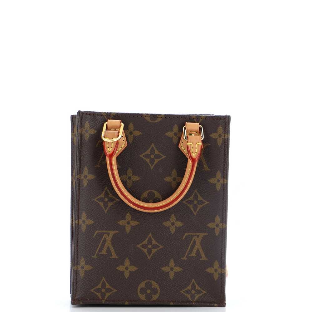 Louis Vuitton Petit Sac Plat Bag Monogram Canvas - image 3