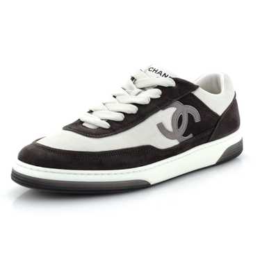 CHANEL Women's CC NM Low-Top Sneakers Suede - image 1