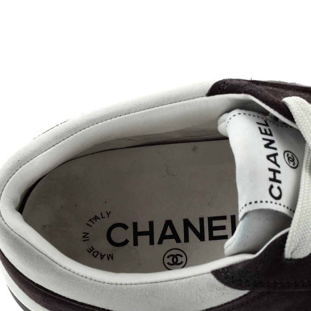 CHANEL Women's CC NM Low-Top Sneakers Suede - image 6