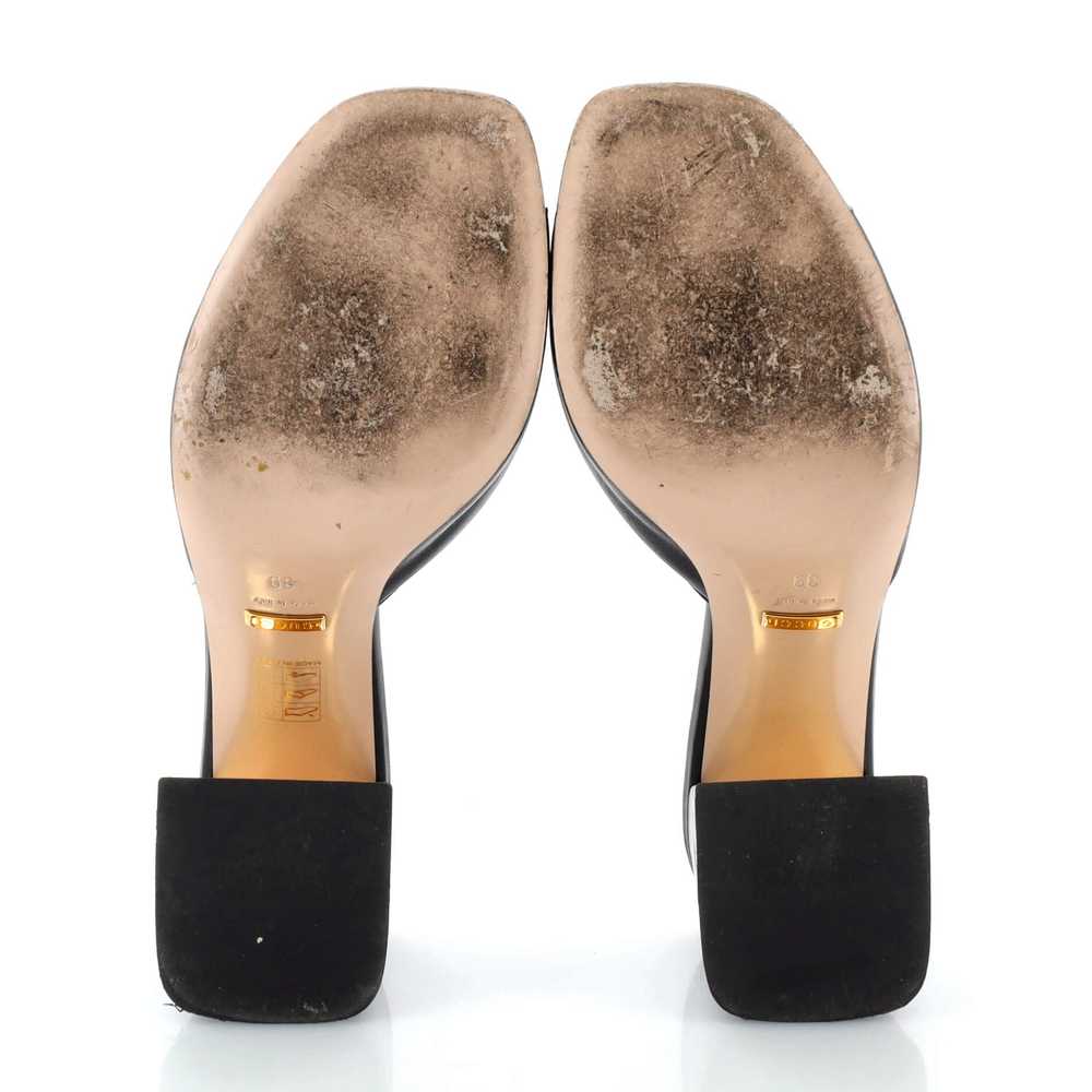 GUCCI Women's Horsebit Block Heel Sandals Leather - image 4