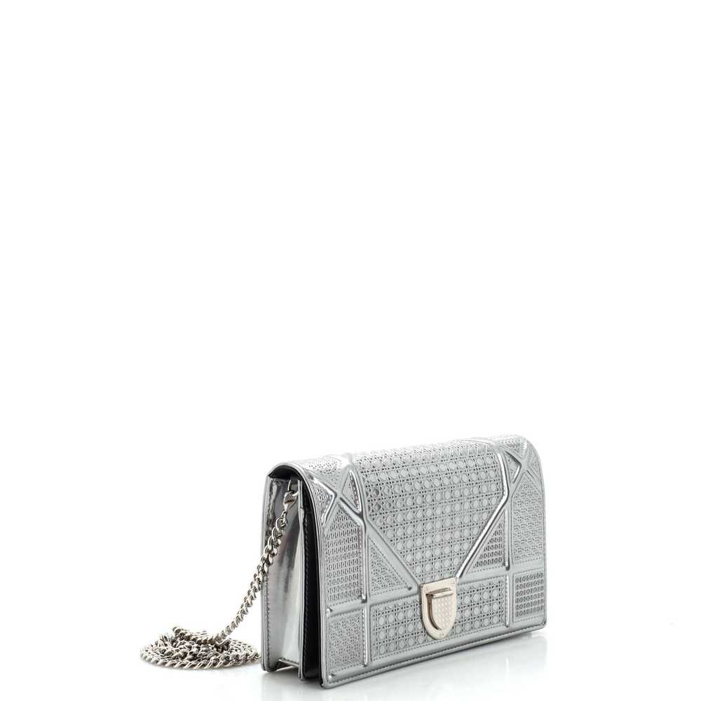 Christian Dior Diorama Wallet on Chain Cannage Em… - image 2