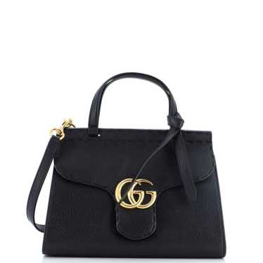 GUCCI GG Marmont Top Handle Bag Leather Mini - image 1