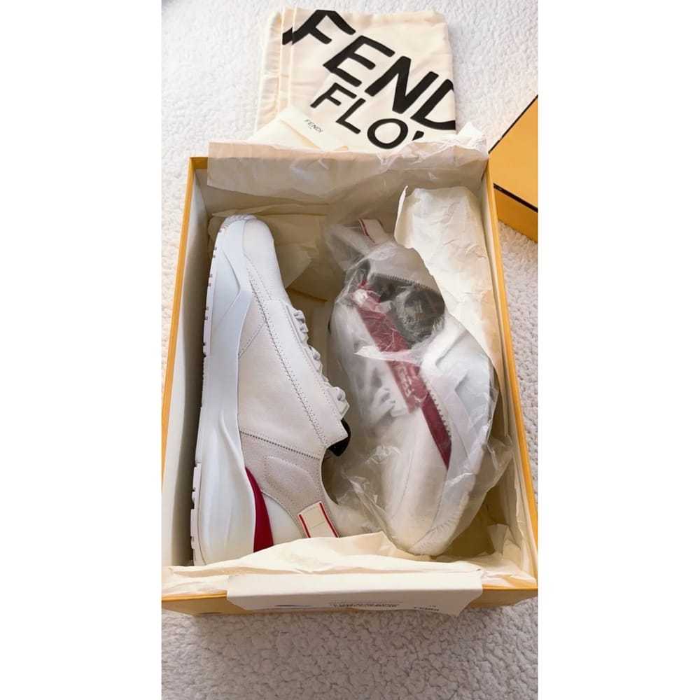 Fendi Leather low trainers - image 4