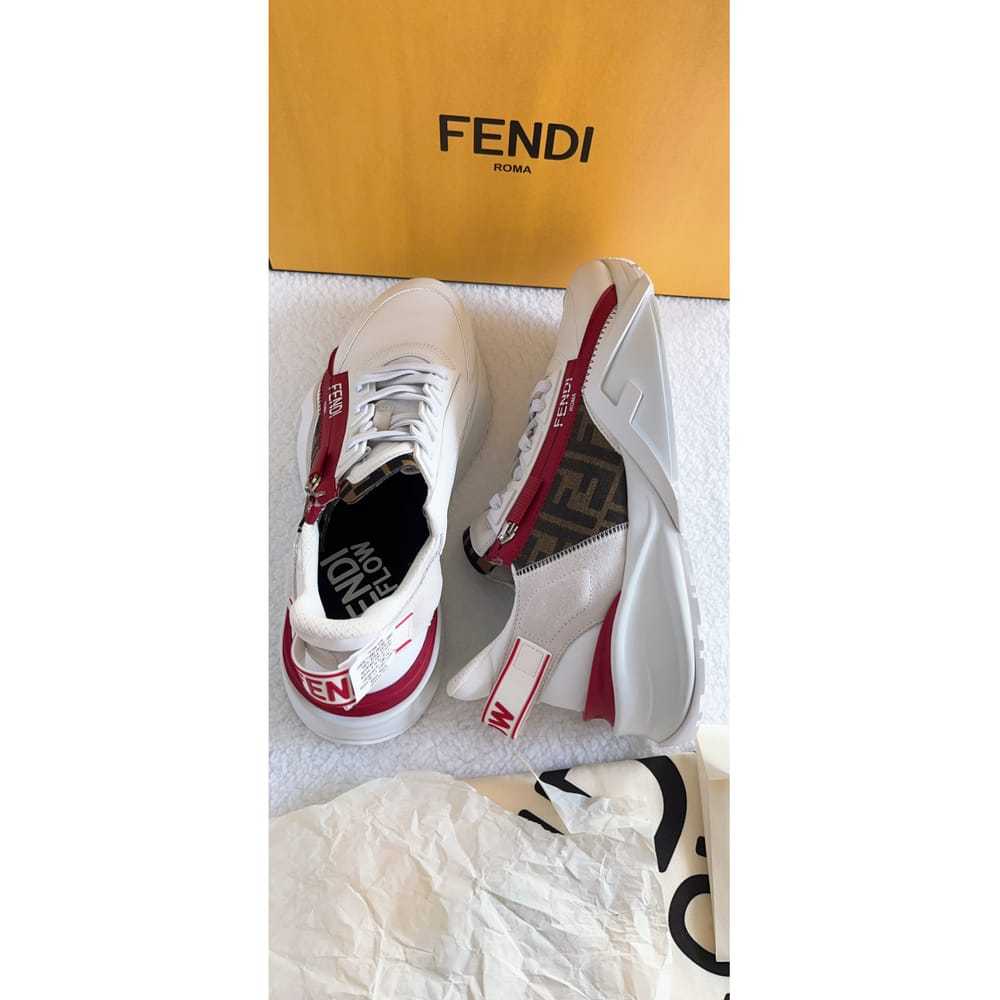 Fendi Leather low trainers - image 8
