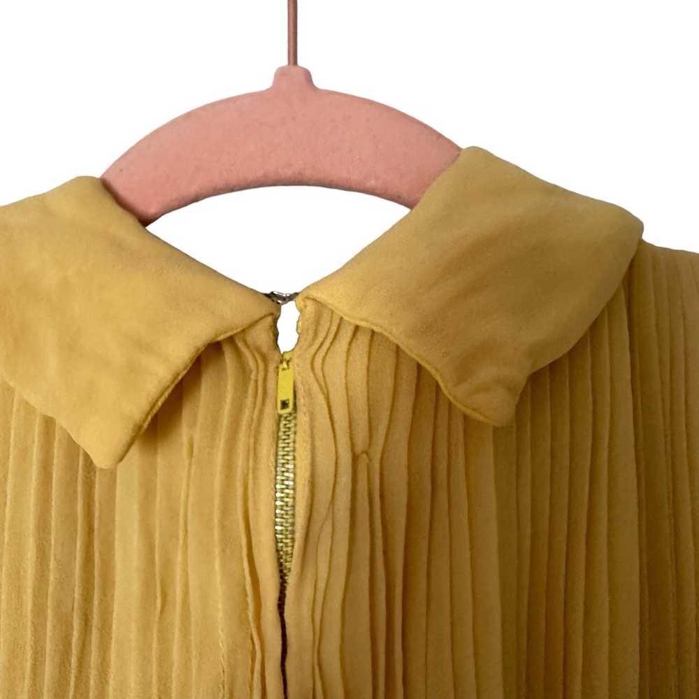 Vintage 60’s Gertrude Frank Brookline Yellow Silk… - image 6