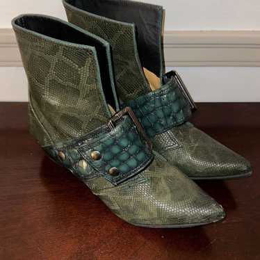 John Fluevog John Fluevog Green Boots Women's Size