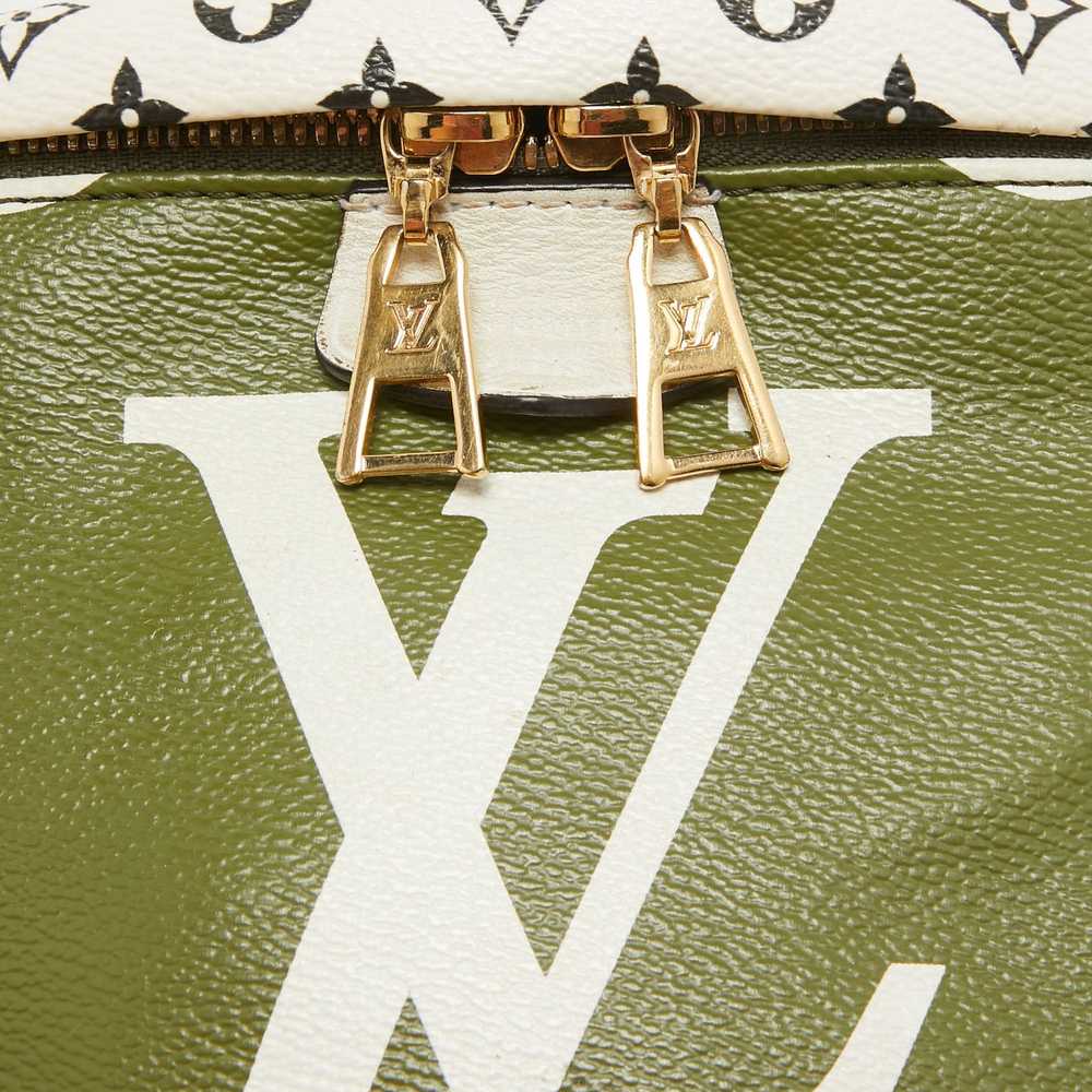 Louis Vuitton LOUIS VUITTON Khaki Green/Beige and… - image 5