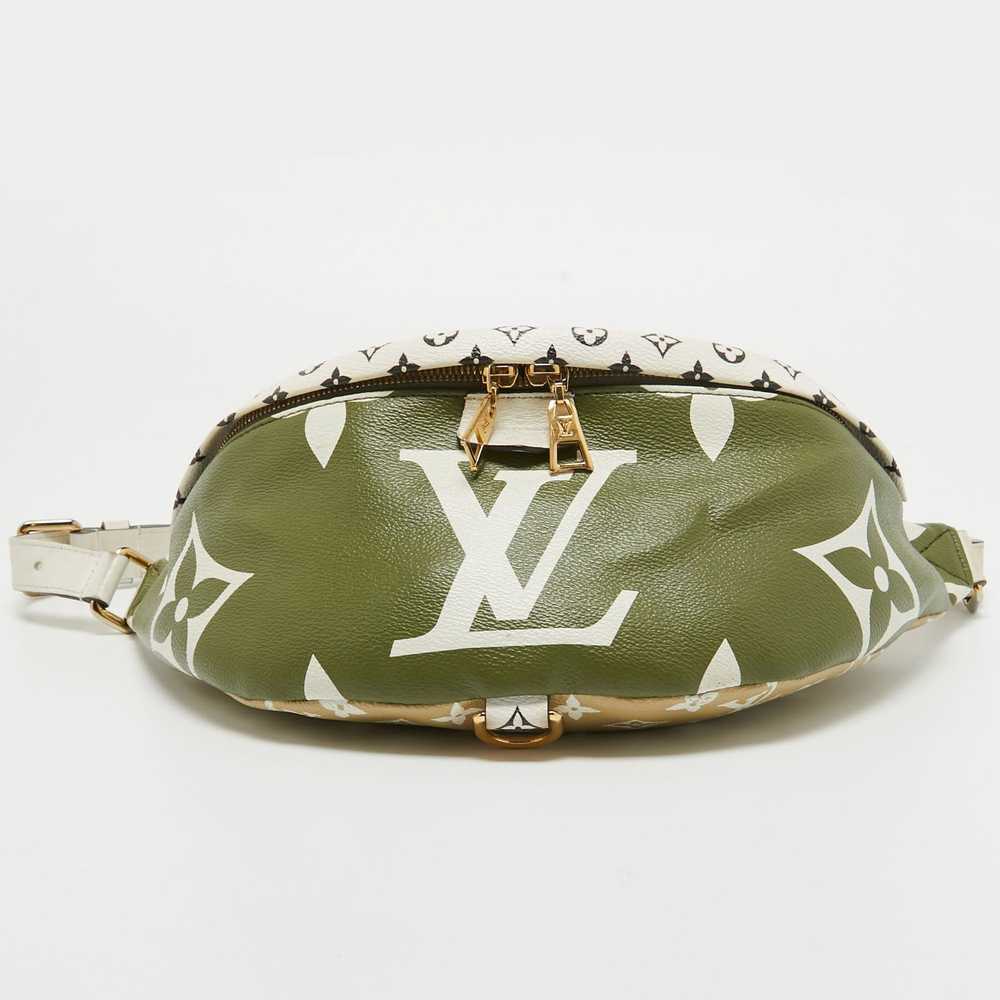 Louis Vuitton LOUIS VUITTON Khaki Green/Beige and… - image 8