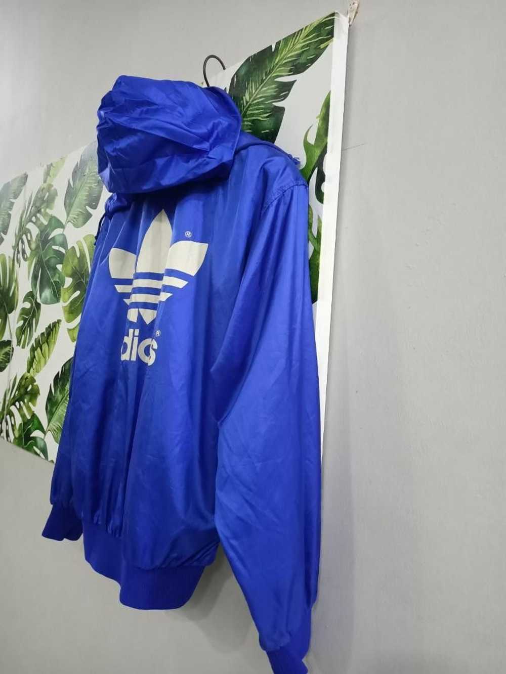 Adidas × Vintage Vintage 90s Adidas hoodie windbr… - image 2