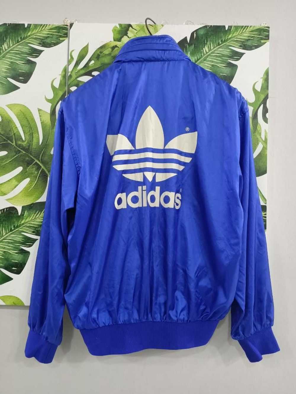 Adidas × Vintage Vintage 90s Adidas hoodie windbr… - image 5