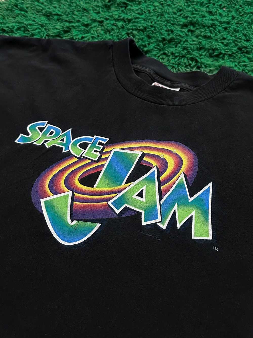 Vintage Vintage 1996 Space Jam Logo Tee - image 2