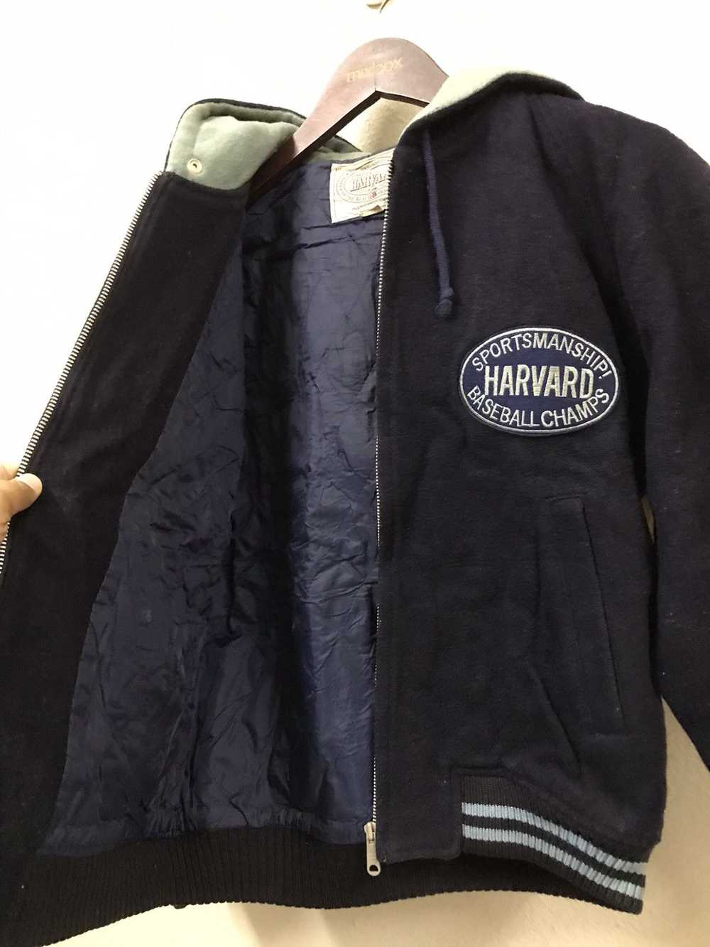 Harvard × Varsity Jacket × Vintage Vintage Harvar… - image 10