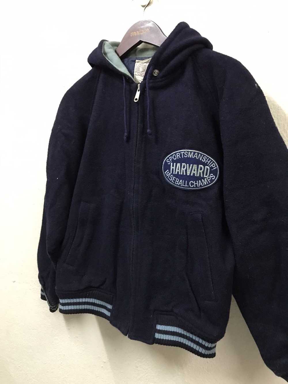 Harvard × Varsity Jacket × Vintage Vintage Harvar… - image 7