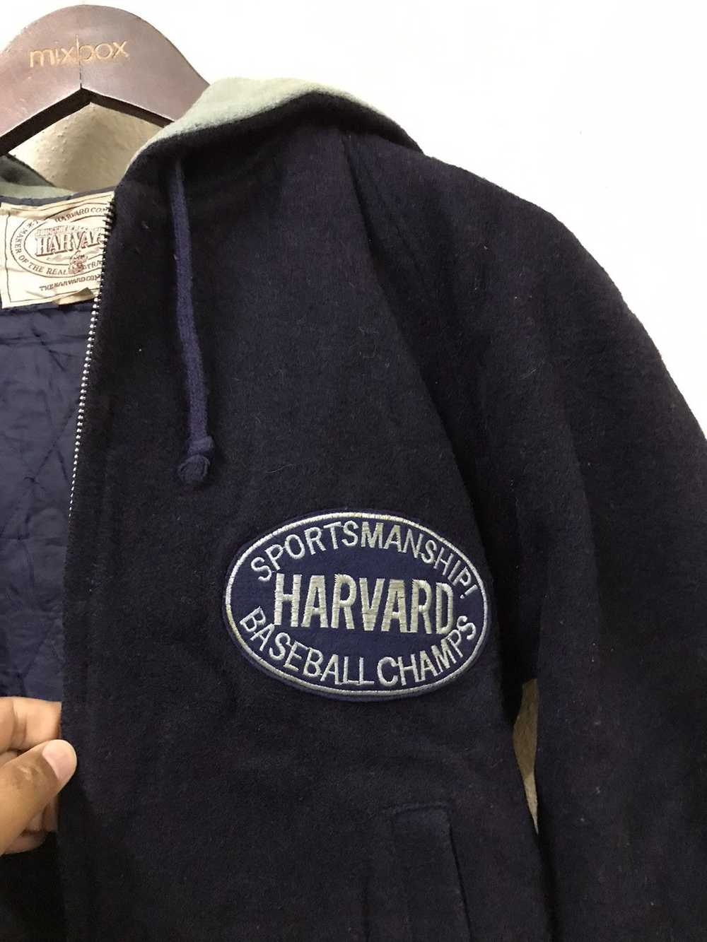 Harvard × Varsity Jacket × Vintage Vintage Harvar… - image 9