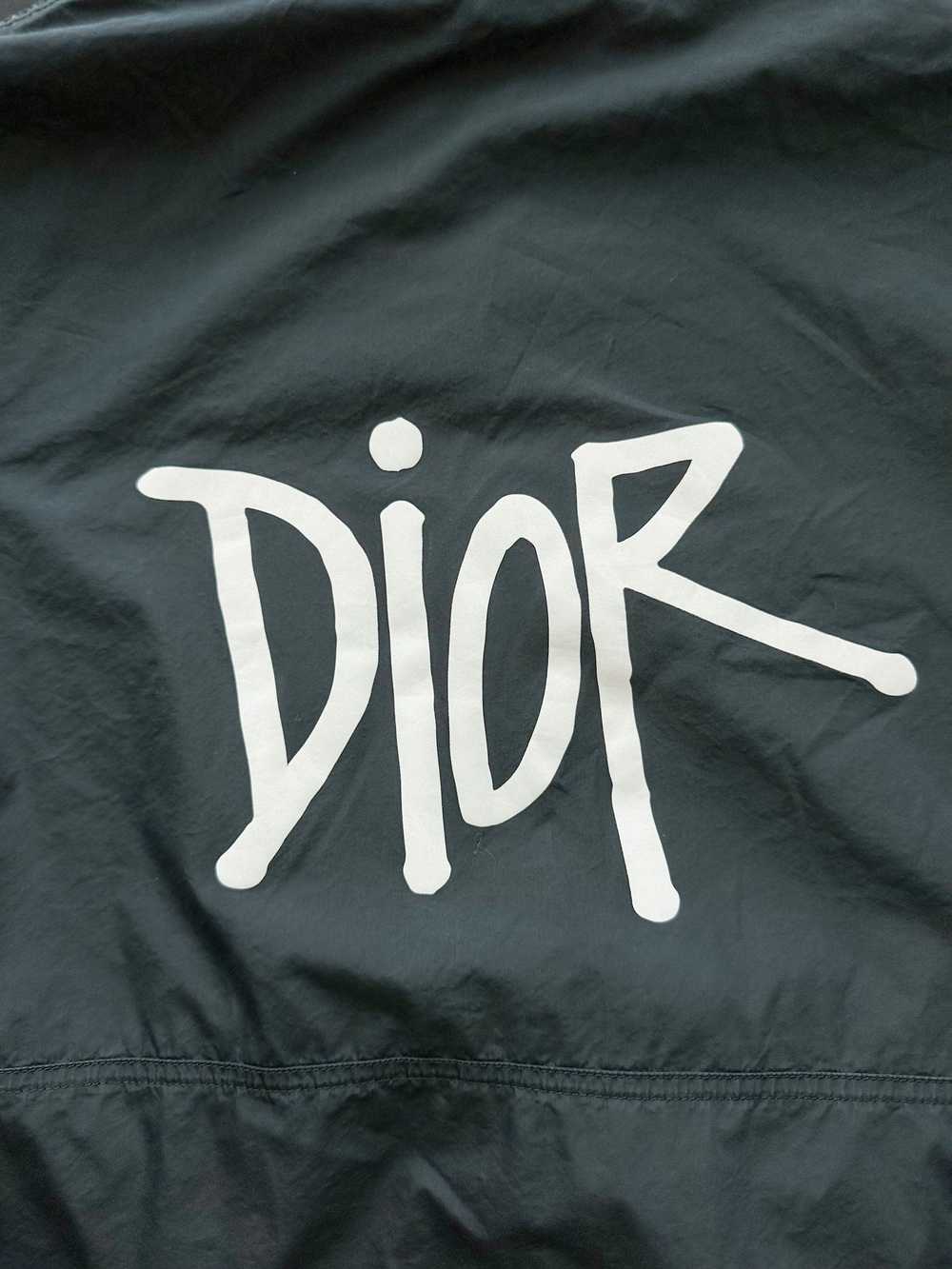 Dior × Stussy Dior Stussy Black Logo Windbreaker - image 3