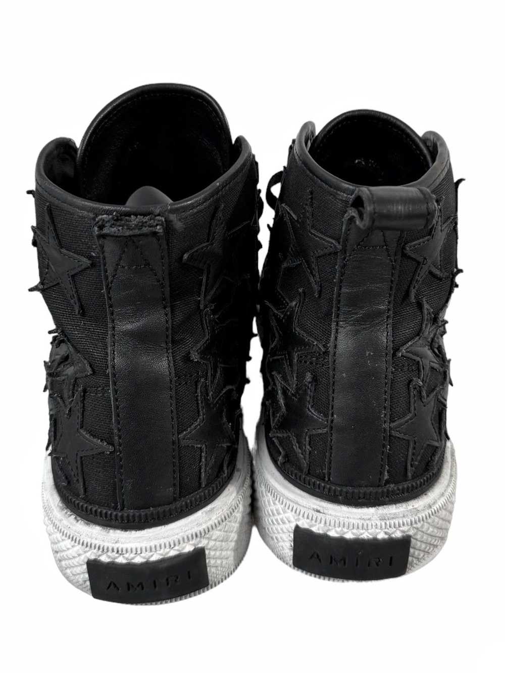 Amiri Stars Leather Court High Sneaker - image 3
