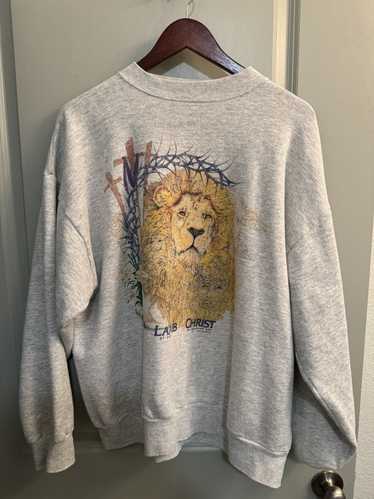 Vintage Lamb of Christ Lion Sweatshirt