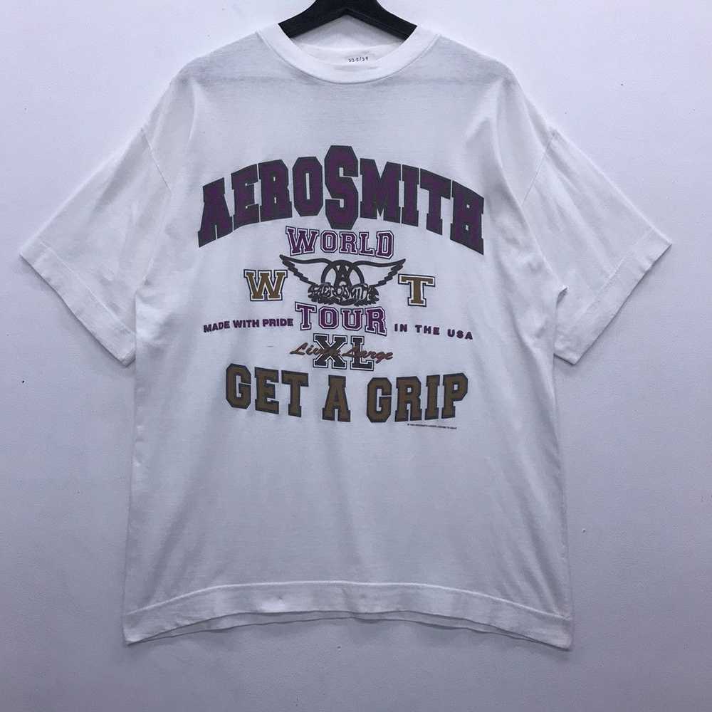 Aerosmith × Band Tees × Rock T Shirt Rare!! Aeros… - image 2
