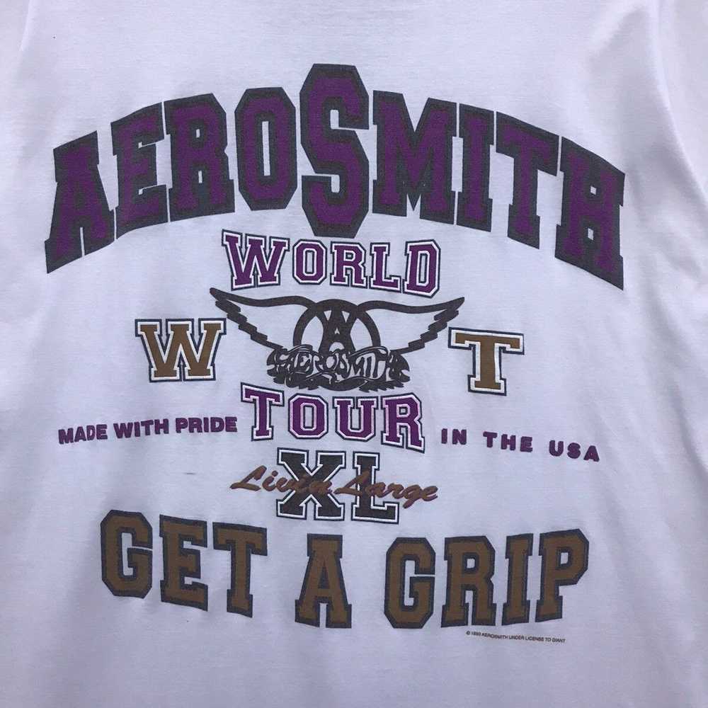 Aerosmith × Band Tees × Rock T Shirt Rare!! Aeros… - image 4