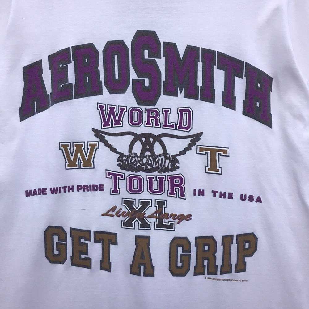 Aerosmith × Band Tees × Rock T Shirt Rare!! Aeros… - image 5