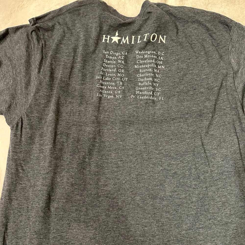 Hamilton Rise Up tour T-shirt men’s xxl - image 3