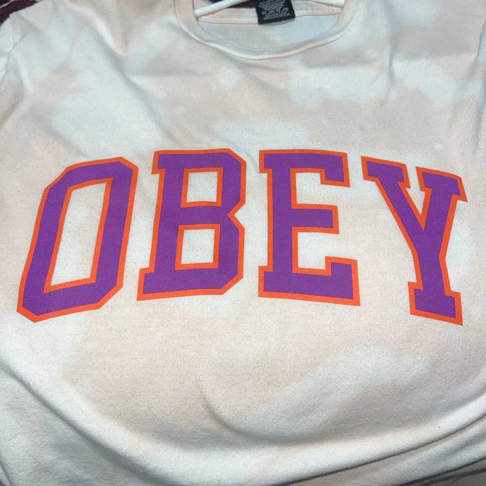 Obey Tie Dye Shirt - image 4