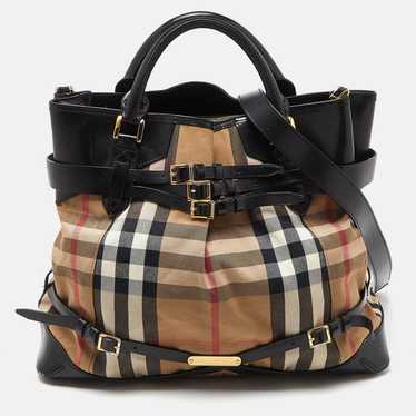 Burberry BURBERRY Black House Check Canvas and Le… - image 1