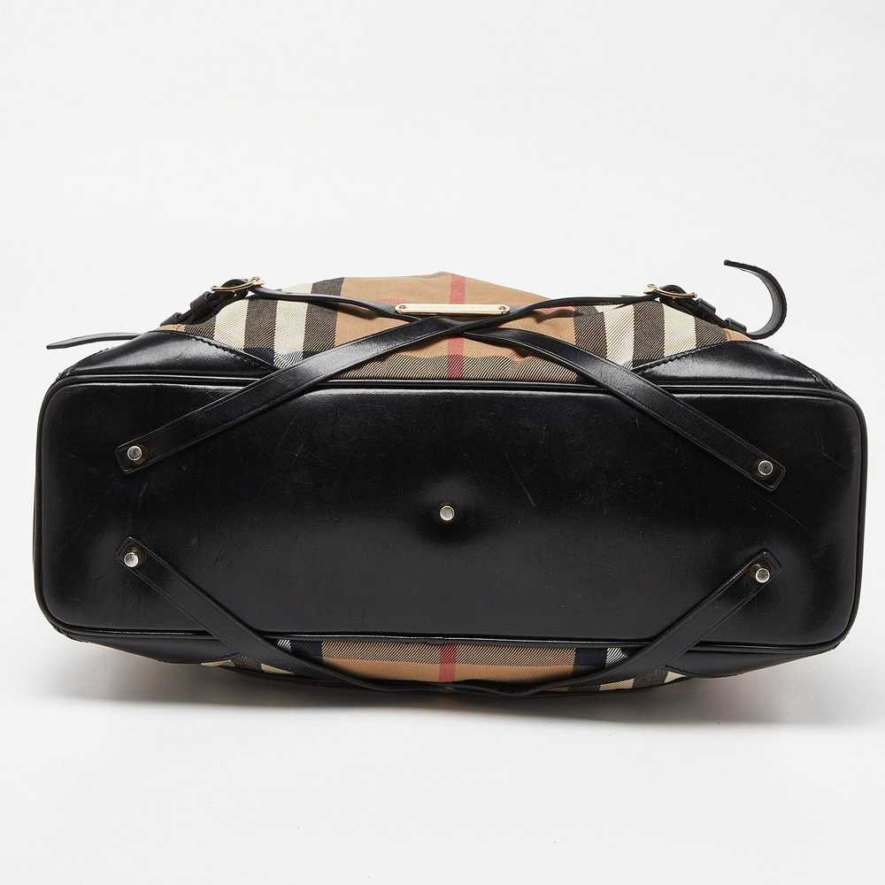 Burberry BURBERRY Black House Check Canvas and Le… - image 8