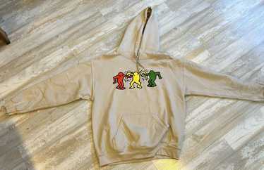 Keith Haring Dancing People Ripple shops Junction Men Hoodie Sweatshirt M Medium Beige