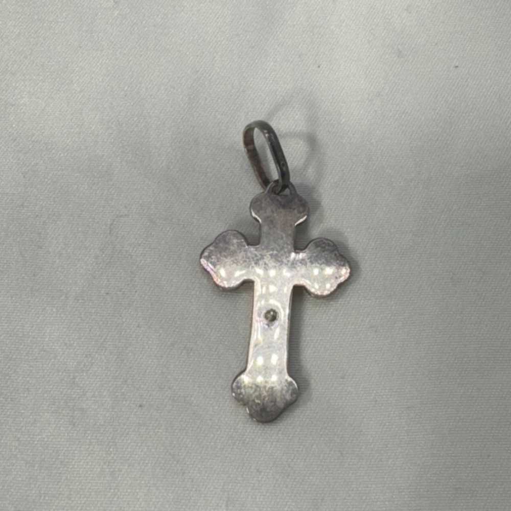 NBDN Nobrandedon VTG silver crucifix - image 3