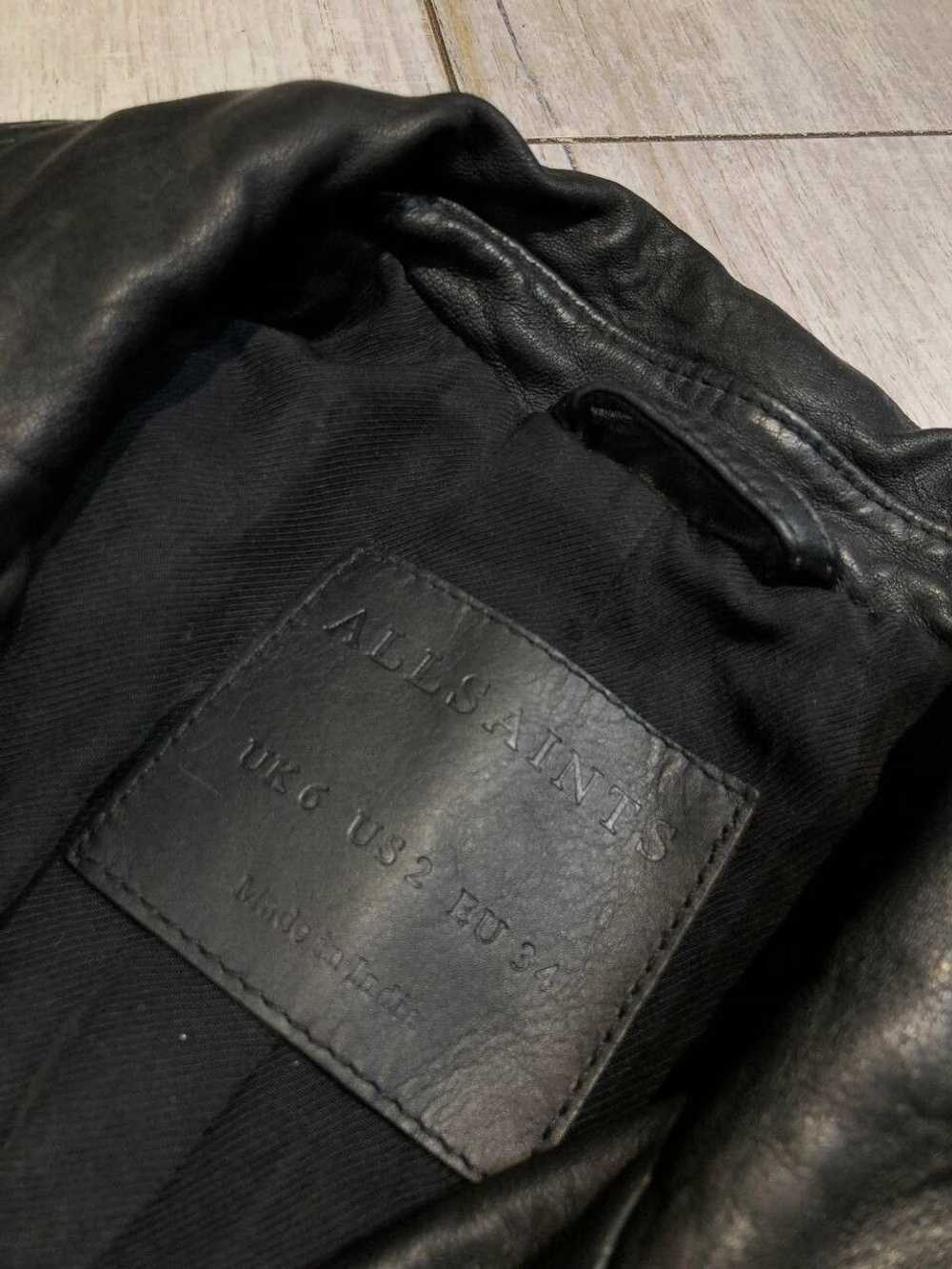 Allsaints × Avant Garde × Streetwear Leather Jack… - image 4