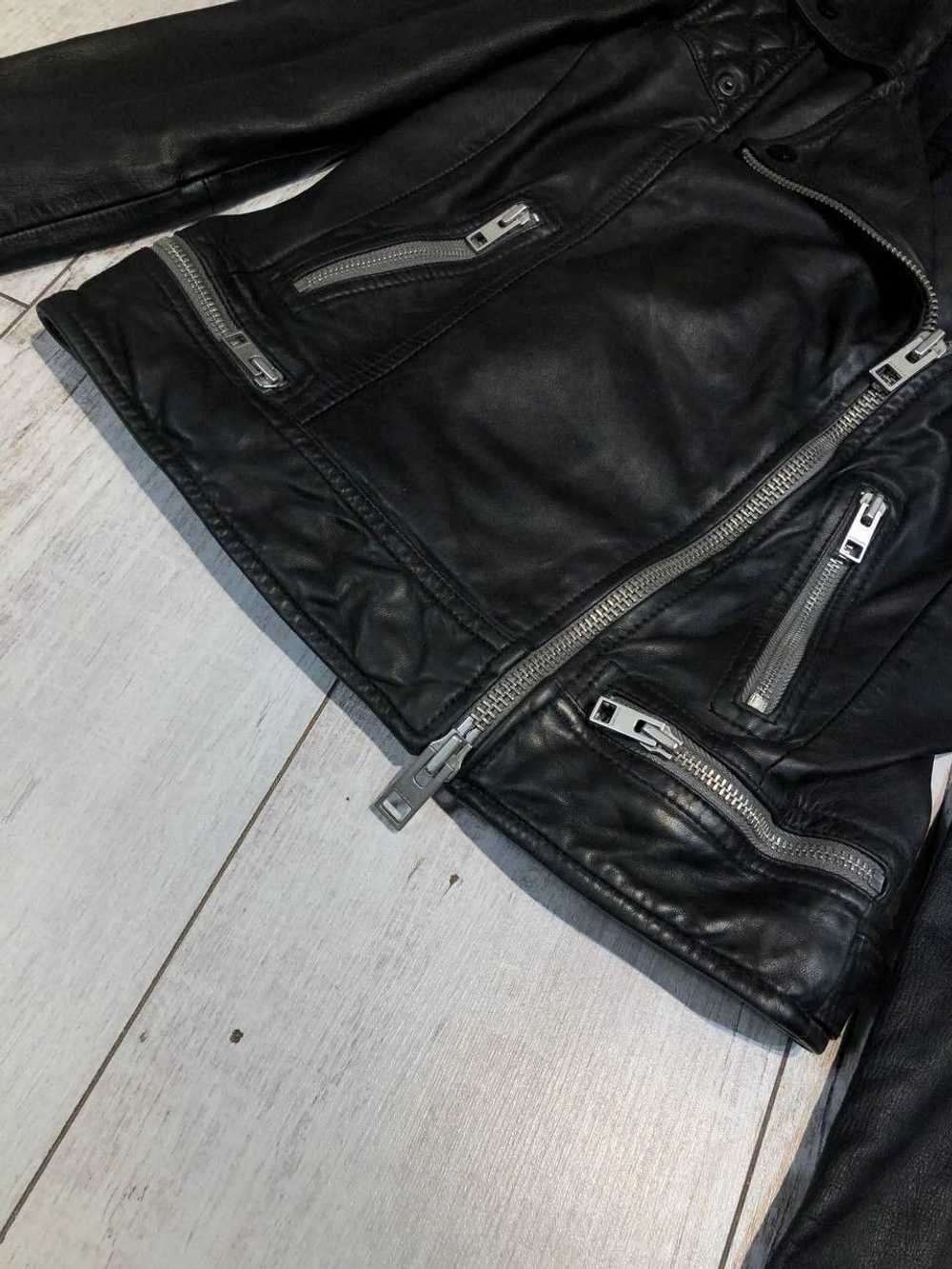 Allsaints × Avant Garde × Streetwear Leather Jack… - image 5