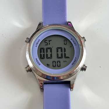 Other Purple Digital Watch Stainless Steel Silicon