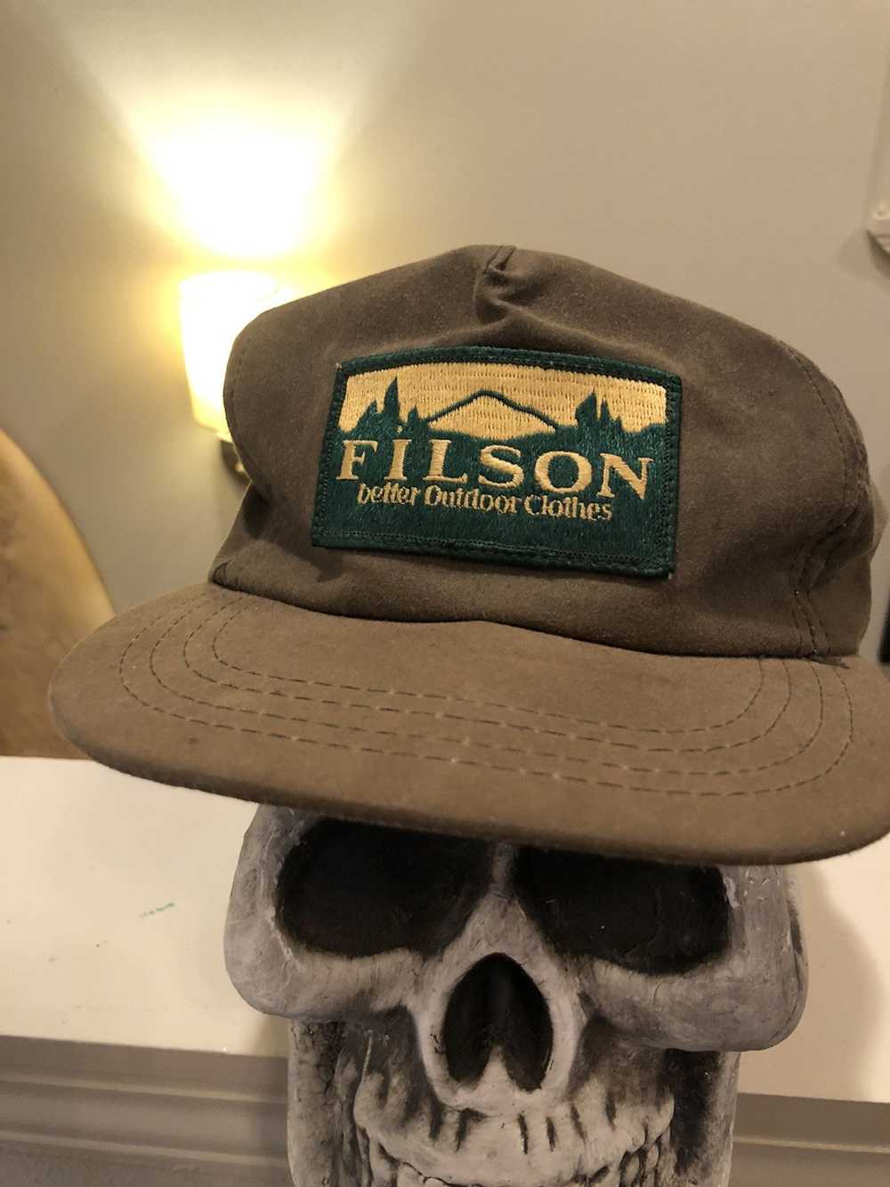 Filson Vtg Filson Waxed Cotton Hat, Made in USA - image 6