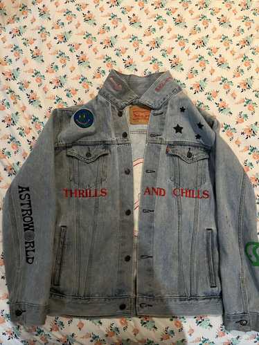 Astroworld levis denim jacket online