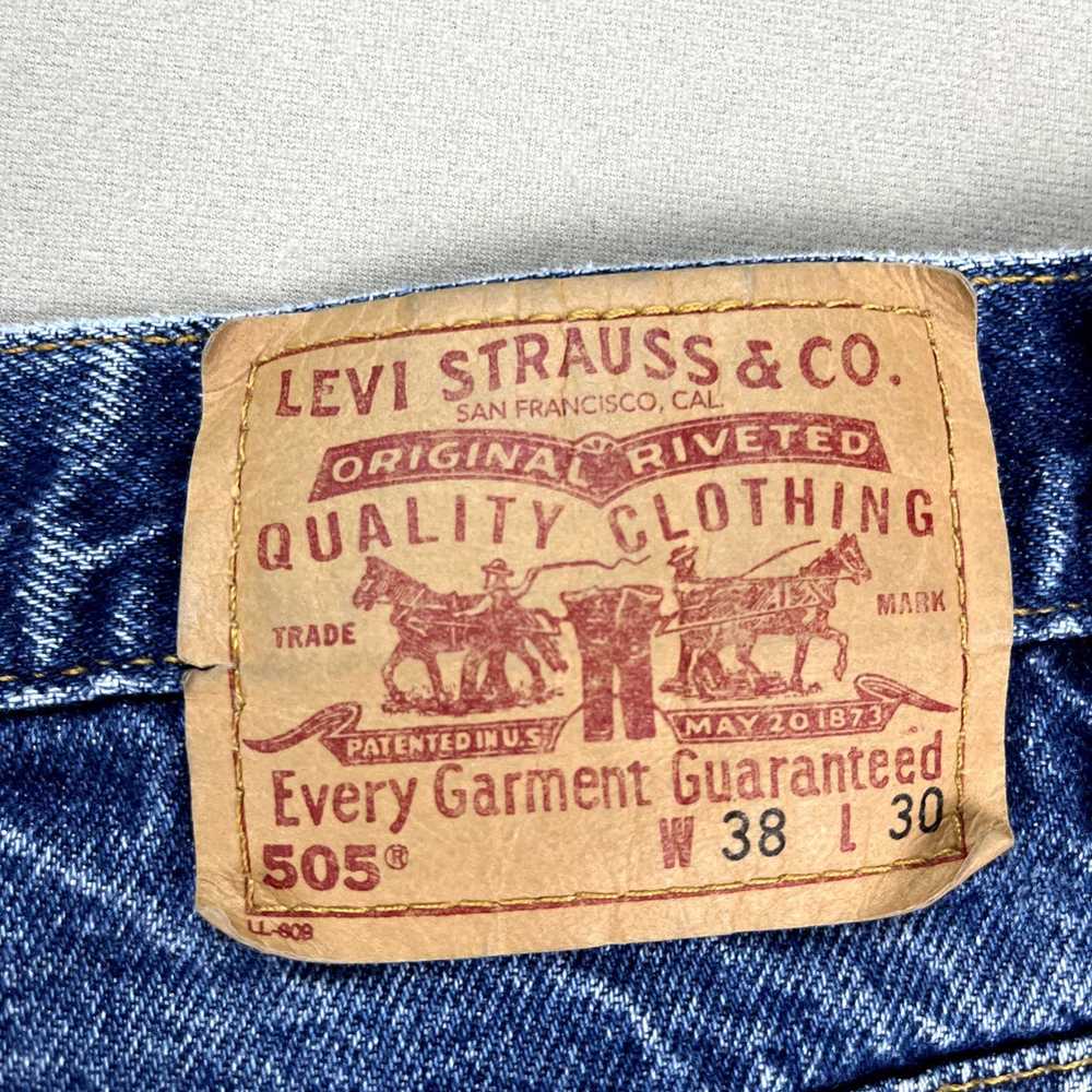 Levi's × Vintage Vintage Levis 505 Jeans Mens 38x… - image 3
