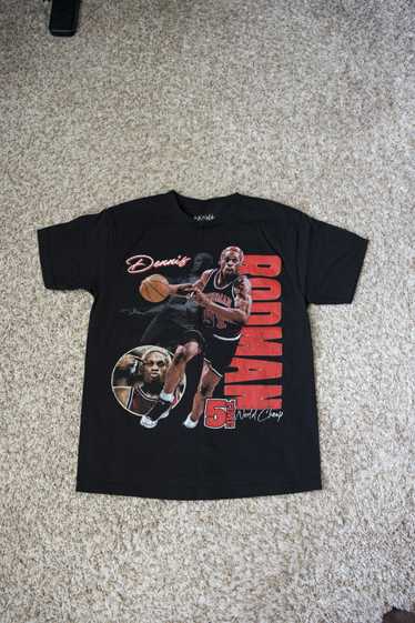 Vintage Dennis Rodman Caricature Bulls shirt L Salem Sportswear