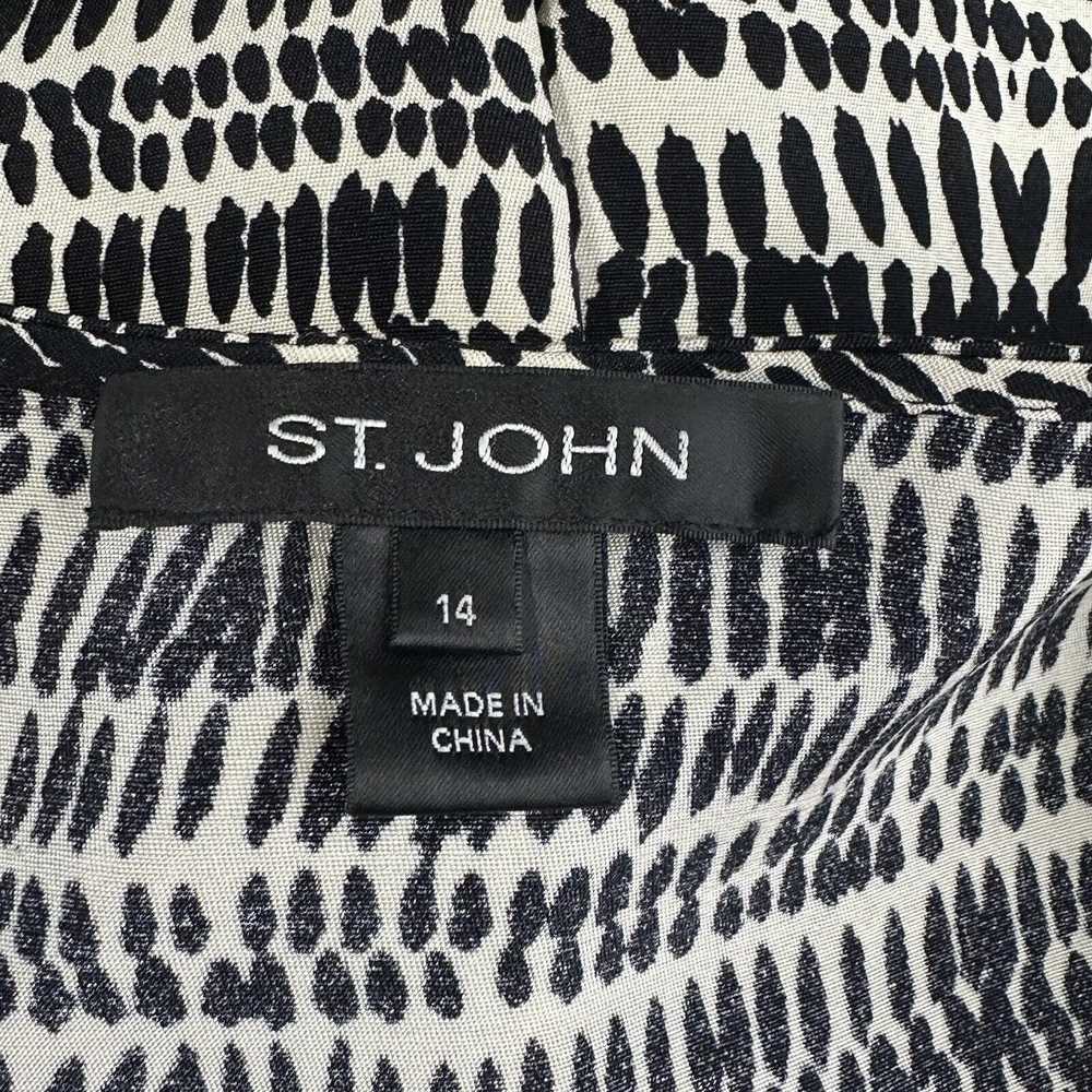 St. John Couture st john black label silk long sl… - image 4