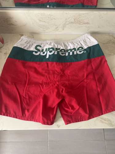 Supreme SS17 Supreme Split Logo Water Shorts