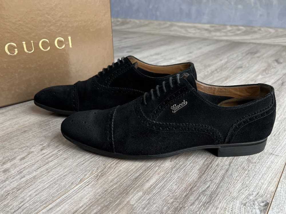 Gucci GUCCI Shoes Oxfords Brogues Suede Lace Up M… - image 10