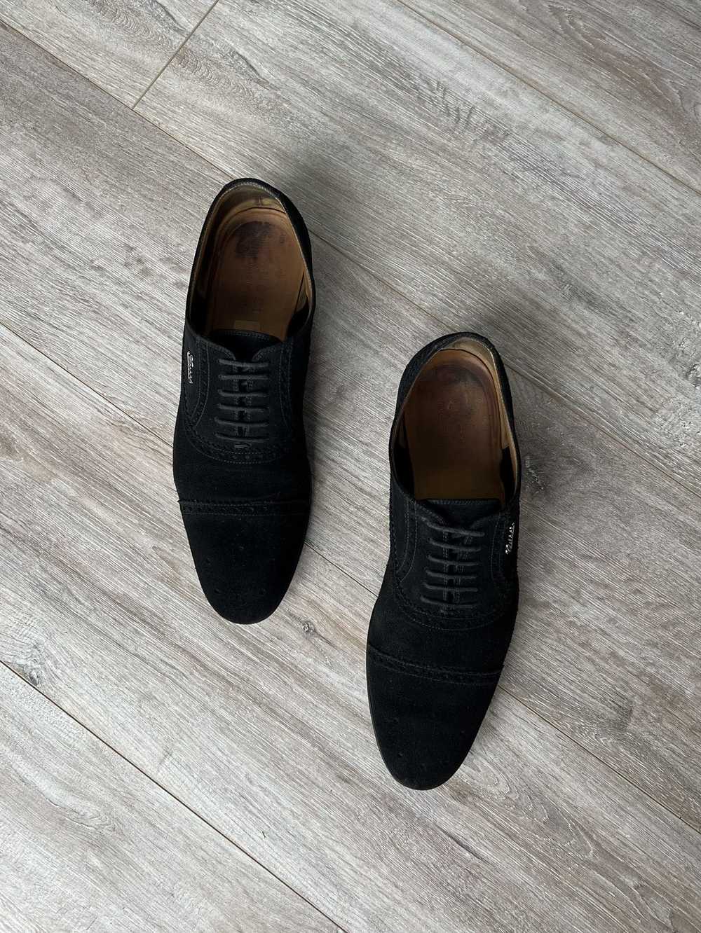 Gucci GUCCI Shoes Oxfords Brogues Suede Lace Up M… - image 4