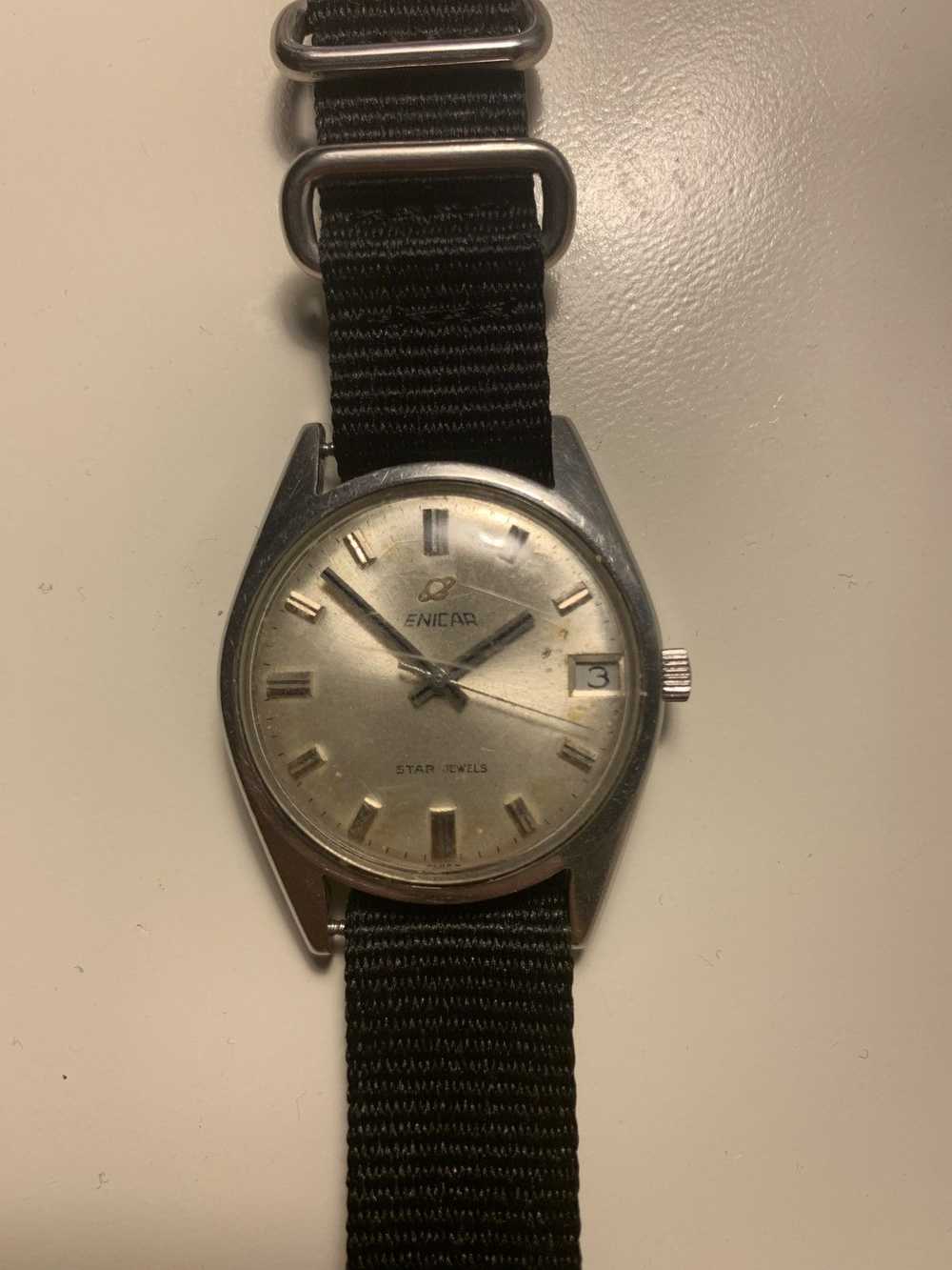 Vintage Vintage Enicar Star Jewels Watch - image 1