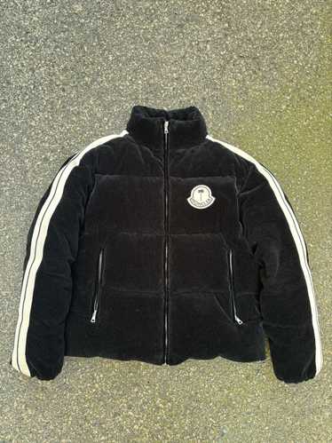 x Palm Angels Ramsau cotton corduroy jacket in black - Moncler